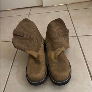 Ariat Tan Leather Boots